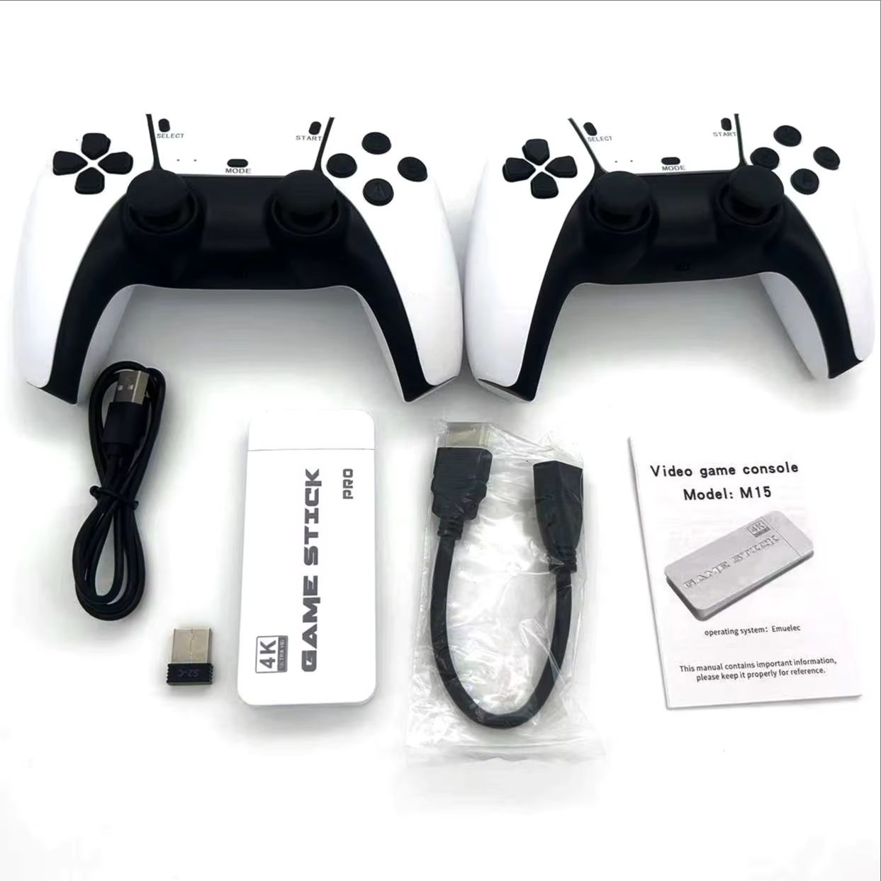 Retro Gaming Xbox - NEW M15 4K HDゲームコンソール P5 2.4Gワイヤレスコントローラー