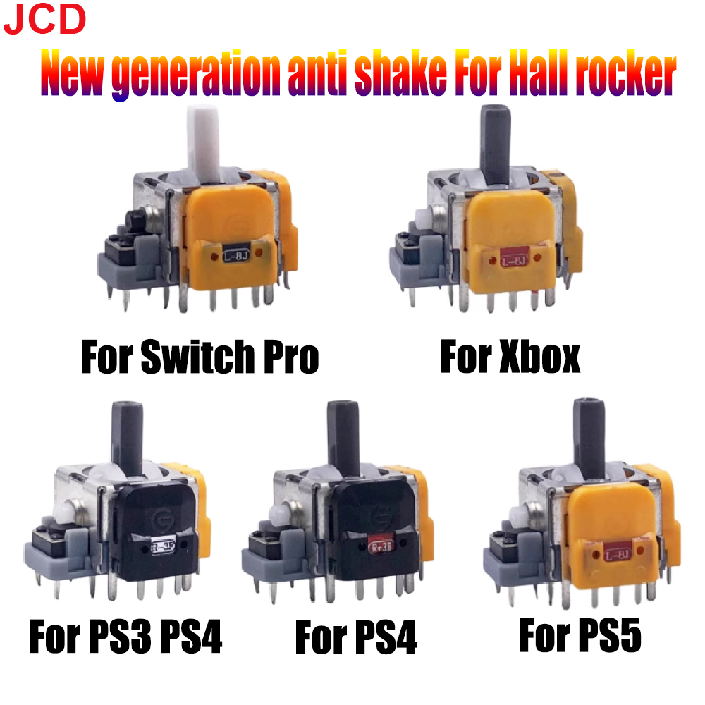 Retro Gaming Xbox One - 3Dアナログスティックセンサーモジュール,ps3,ps4,ps5,スイッチプロ,xbox oneコントローラー,ホール効果,joystick修理,防振,高速なし
