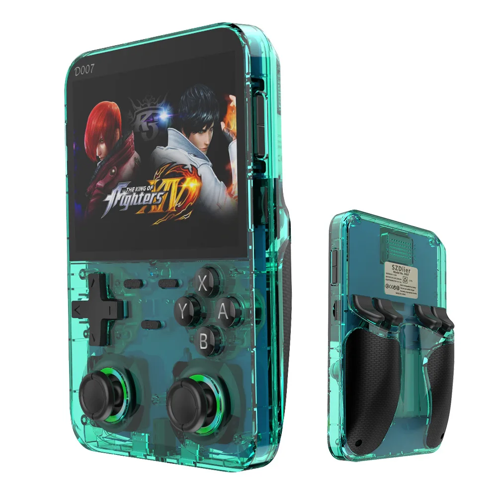 Retro Gaming Device Handheld - D007 ポータブルビデオゲームコンソール 3.5 インチ IPS スクリーンハンドヘルドゲームプレーヤーオープンソースシステム