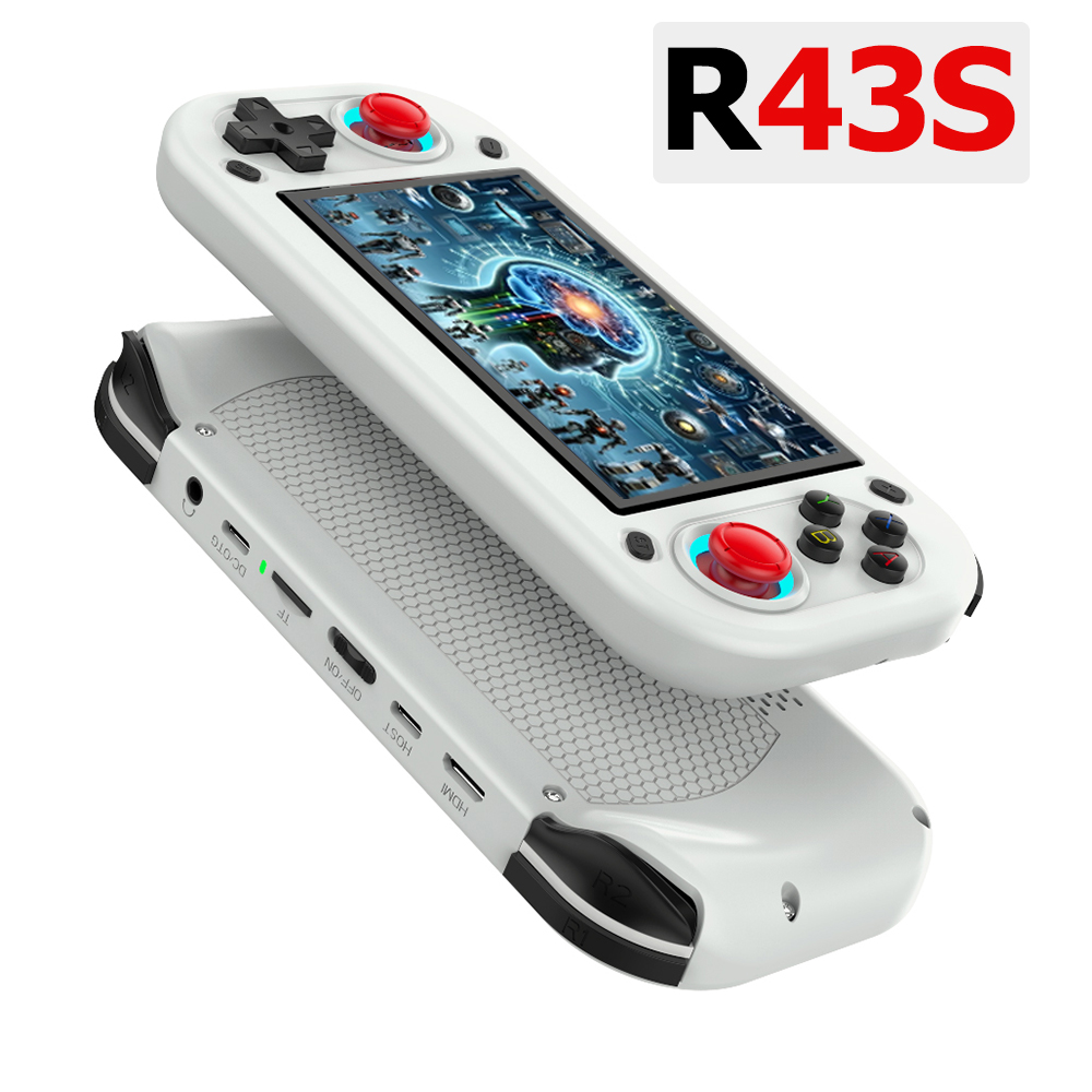 Retro Gaming Qss - R43S レトロハンドヘルドビデオゲームコンソールオープンソース Linux システム 4.3 インチ
