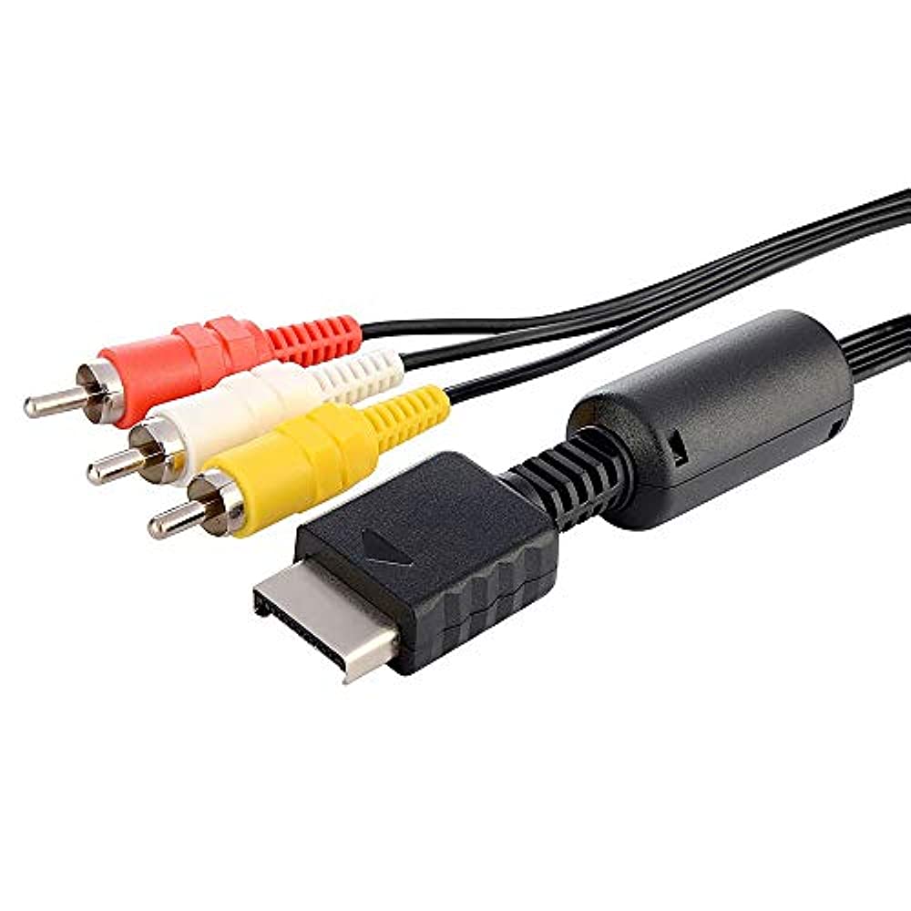 Composite Rca Cable - 交換用 AV to RCA コンポジットケーブル PS2