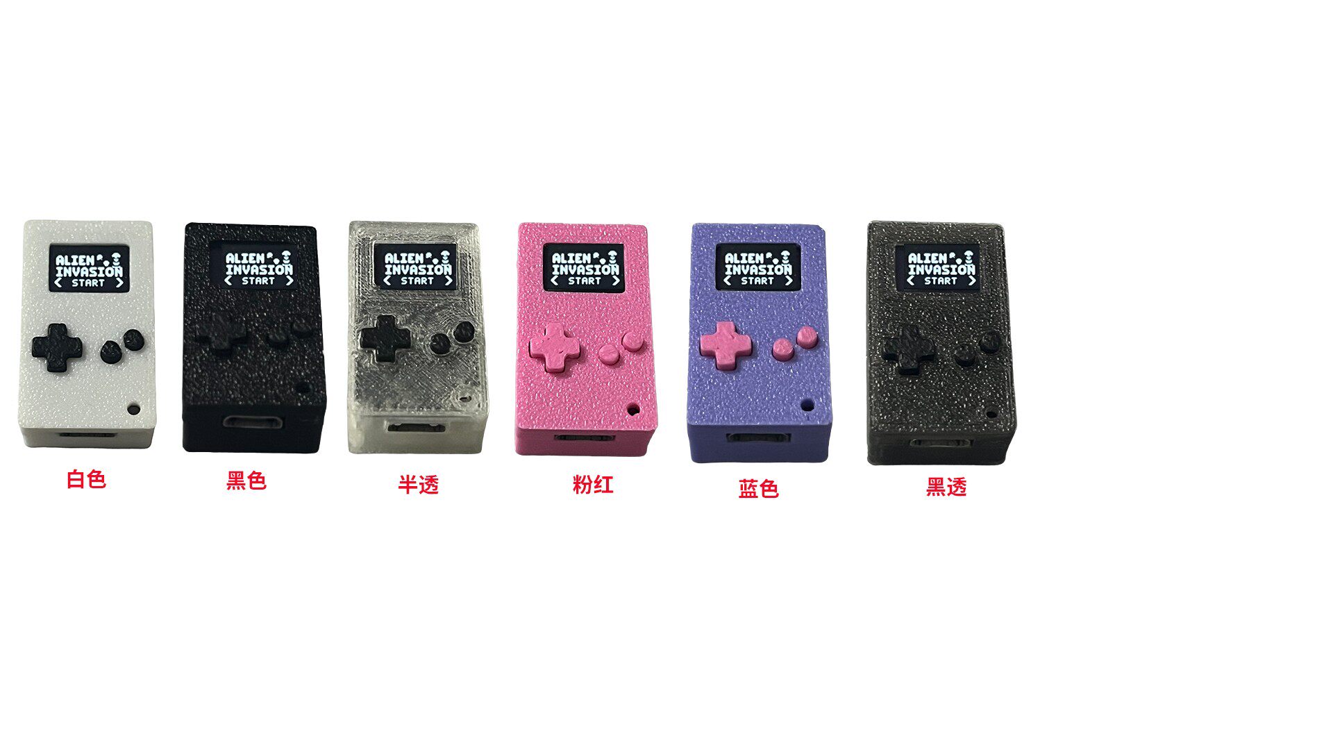Retro Gaming Console - Thumby Mini レトロハンドヘルドゲームコンソール - 20種類以上の内蔵ゲーム、PCからダウンロード可能、ポータブルゲーム（6色）