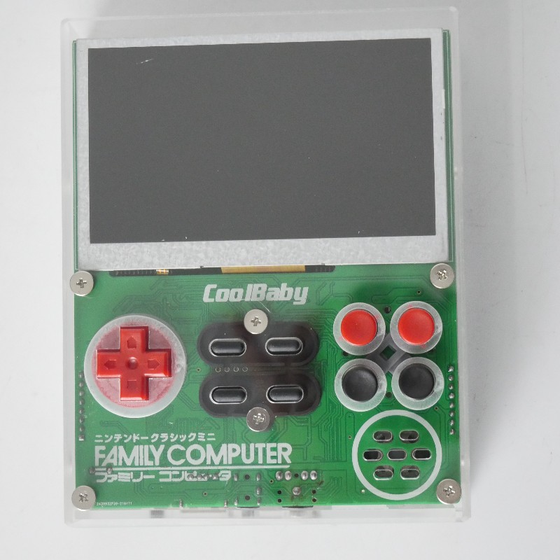 Retro Gaming Device Handheld - Coolbaby x7-ポータブルビデオゲームコンソール,8ビット,3.5インチ,統合された60ピンカートリッジ