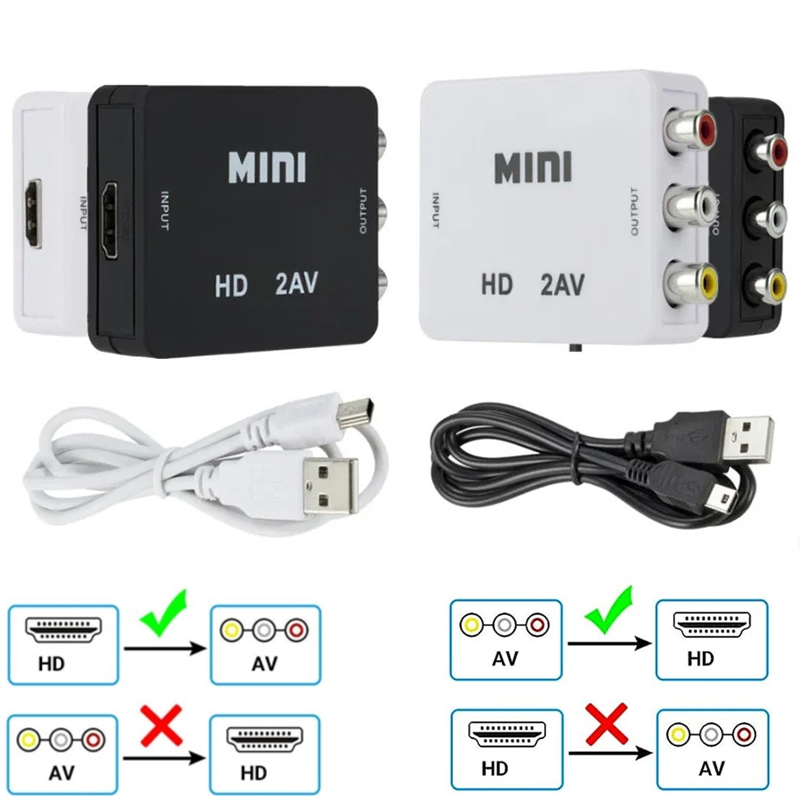 Composite Rca Cable - HDMI対応AV RCAアダプター HDTV-AVアダプター AV-HDTVコンバーター HDTV2AVビデオコンポジットコンバーター Xbox