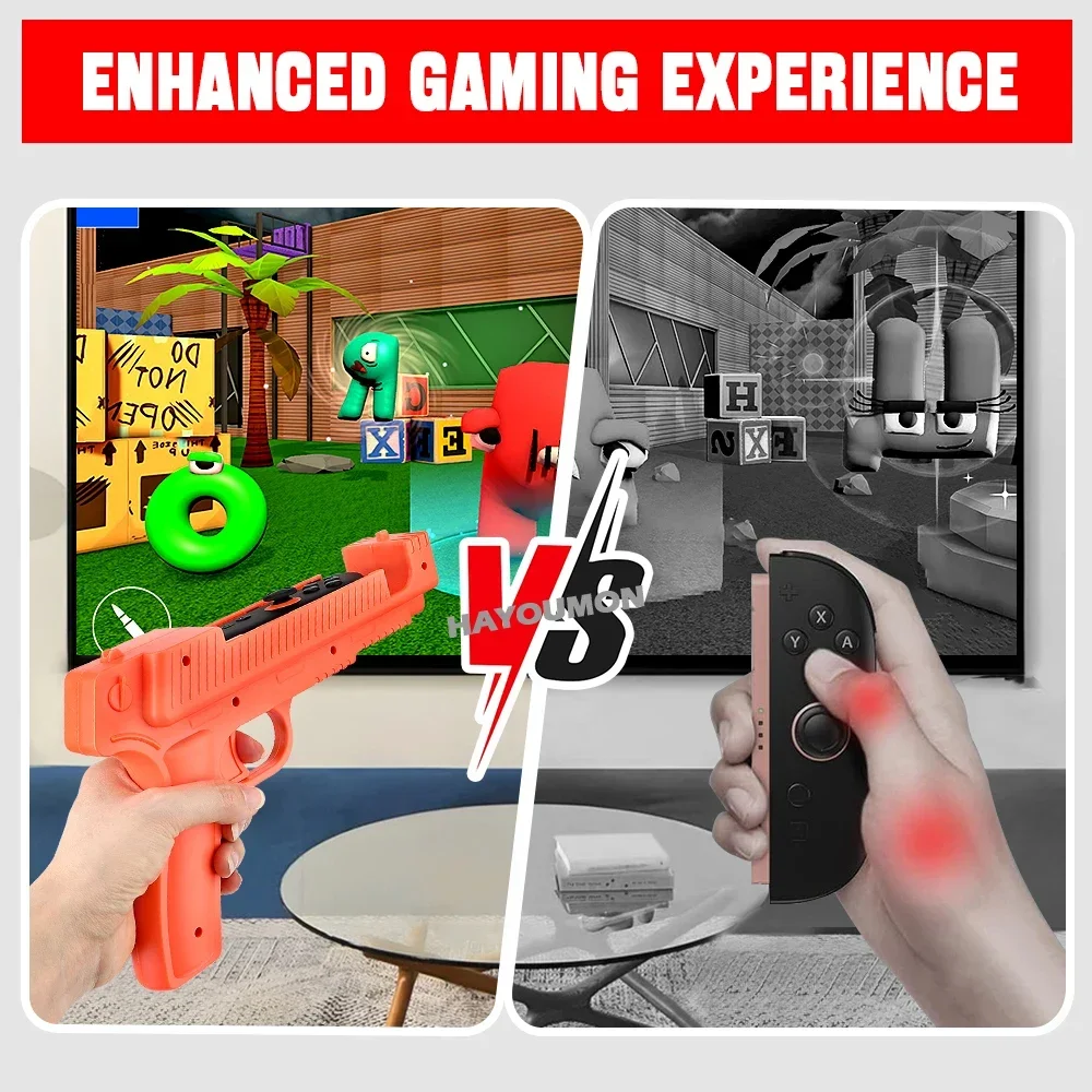 スイッチ2用ゲームガン型ハンドグリップコントローラー、シュー - Retro Gaming Gun のレビューと価格