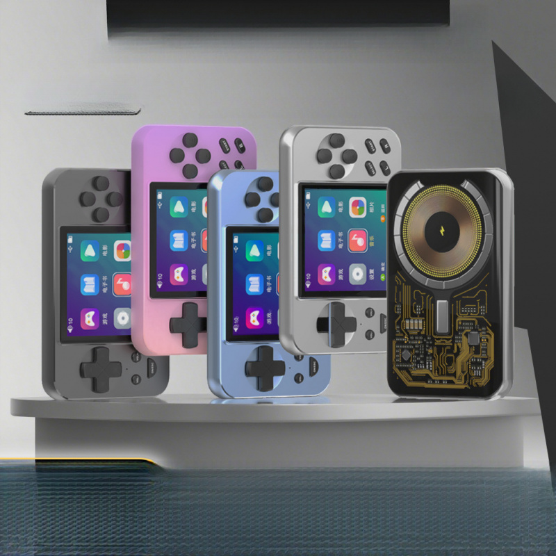 新型L9携帯ゲーム機 磁気ワイヤレス充電パワーバンク内蔵 6 - Retro Gaming Device Handheld のレビューと価格