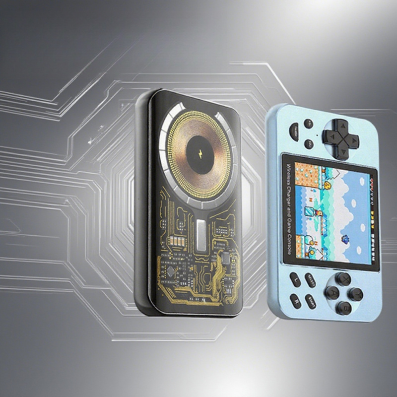 新型L9携帯ゲーム機 磁気ワイヤレス充電パワーバンク内蔵 6 - Retro Gaming Device Handheld のレビューと価格