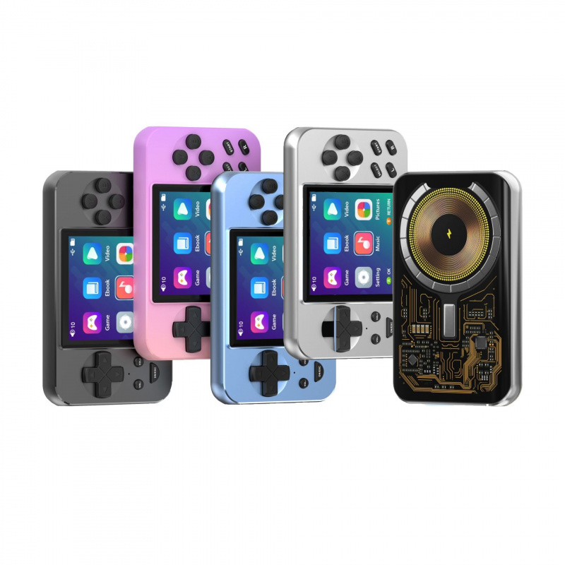 新型L9携帯ゲーム機 磁気ワイヤレス充電パワーバンク内蔵 6 - Retro Gaming Device Handheld のレビューと価格
