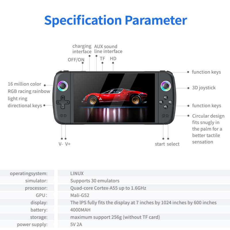 新型M27大型画面ハンドヘルドゲーム機 ポータブルアーケード - Retro Gaming Device Handheld のレビューと価格