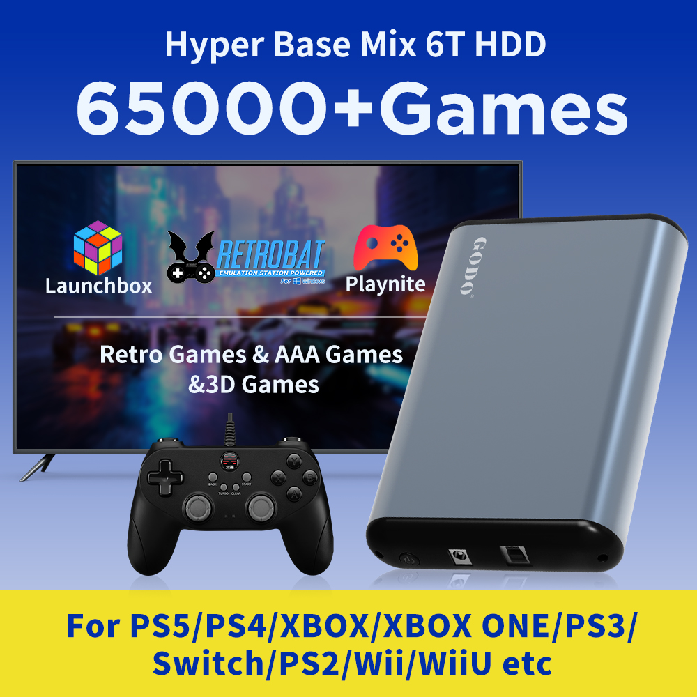 JMachen 6TB ポータブルゲーミングHDDシステム  - Retro Gaming Xbox のレビューと価格