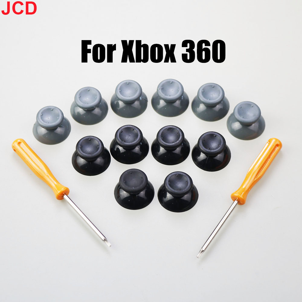 JCD 新製品 7個セット ブラックグレー 3Dアナログステ - Retro Gaming Xbox 360 のレビューと価格