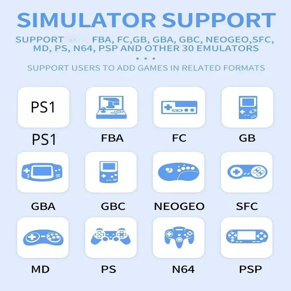 POWKIDDY X55 ハンドヘルドゲームコンソール レト - Retro Gaming Qss のレビューと価格