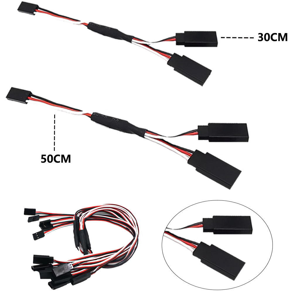 5/8/10 個 RC サーボ Y 延長ケーブル 300 ミ - Composite Rca Cable のレビューと価格