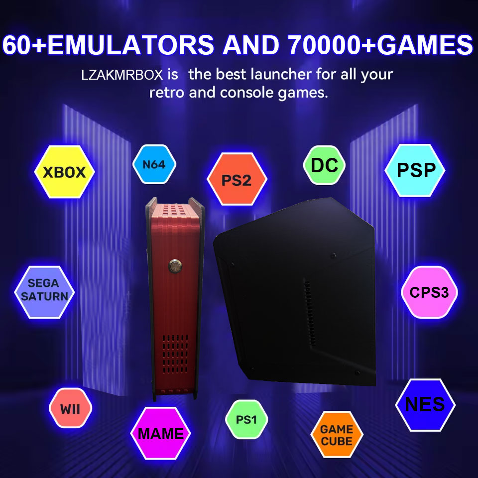 X4 レトロビデオゲームコンソール 1T デュアルシステムと - Retro Gaming Qss のレビューと価格