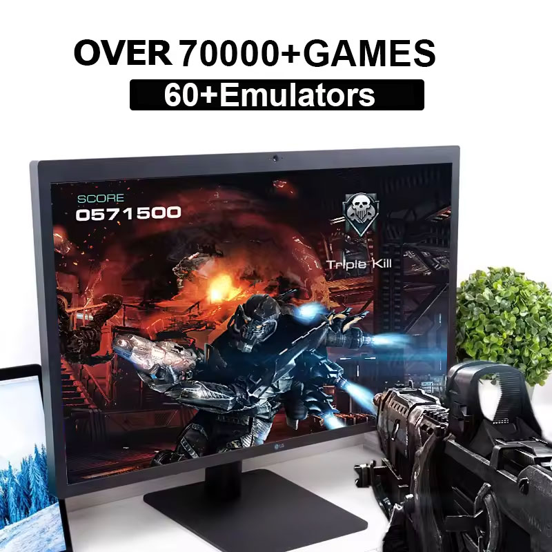 新型M88レトロゲーム機 4K HD内蔵85000+ゲーム  - Retro Gaming Qss のレビューと価格