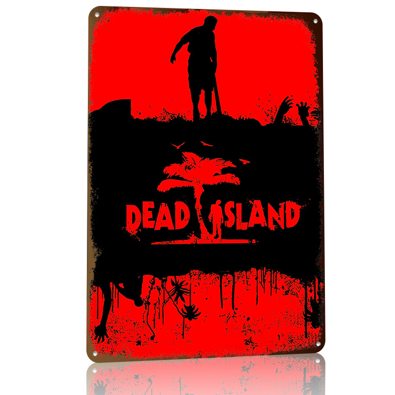 デッドアイランドゲームパーソナライズされた3Dテクスチャメタ - Retro Gaming Island のレビューと価格