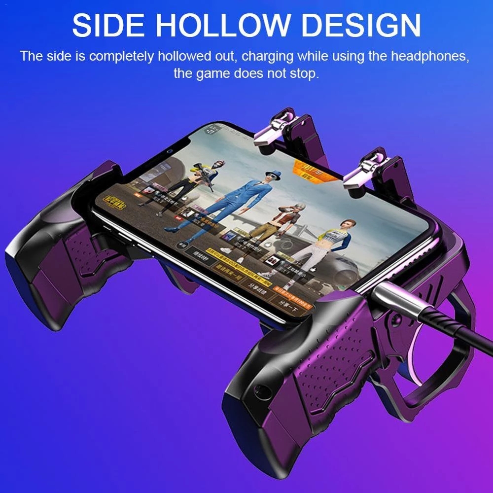 トリガーフリーファイア PUBG コントローラー携帯電話ゲー - Retro Gaming Gun のレビューと価格