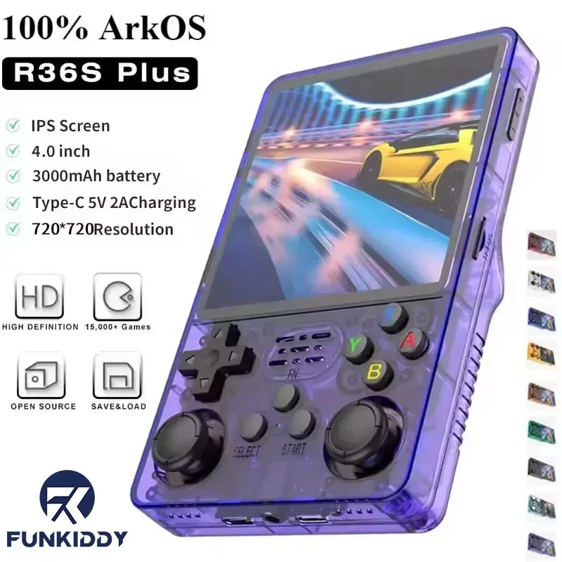 FUNKIDDY R36S Plus レトロゲーム機 ハンド - Retro Gaming Device Handheld のレビューと価格