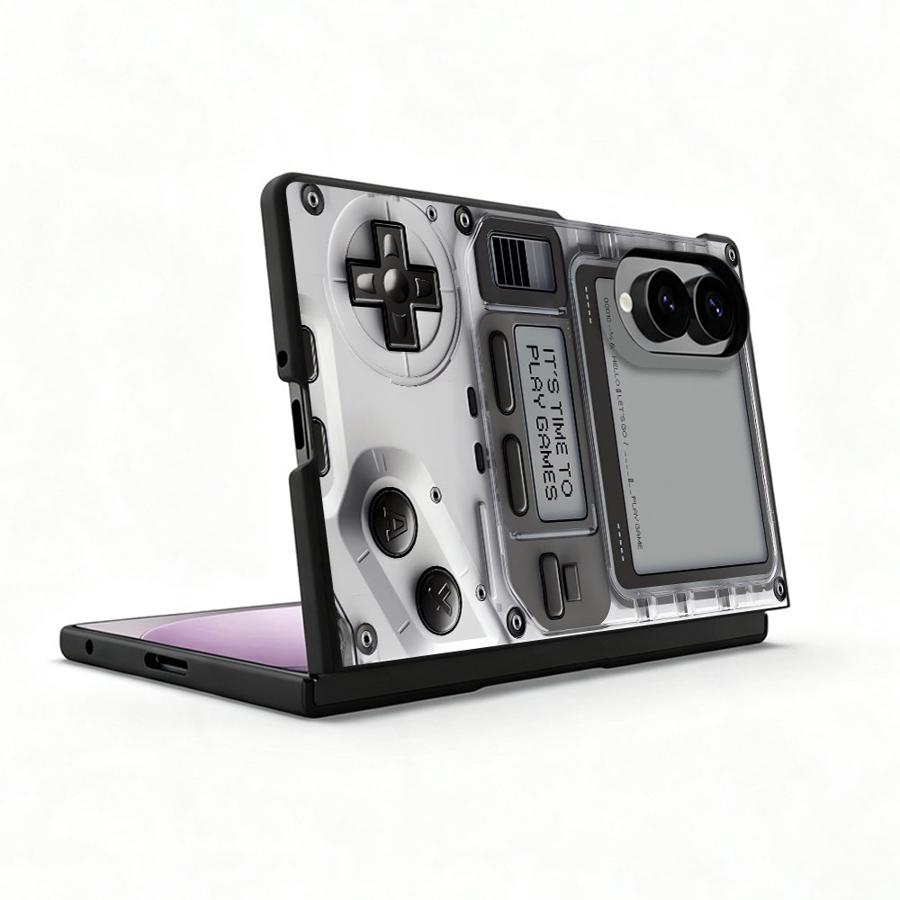 高級電話カバーケース Samsung Galaxy ZFol - Retro Gaming Mobile のレビューと価格