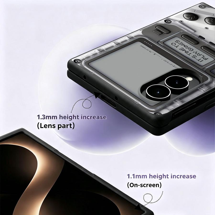 高級電話カバーケース Samsung Galaxy ZFol - Retro Gaming Mobile のレビューと価格