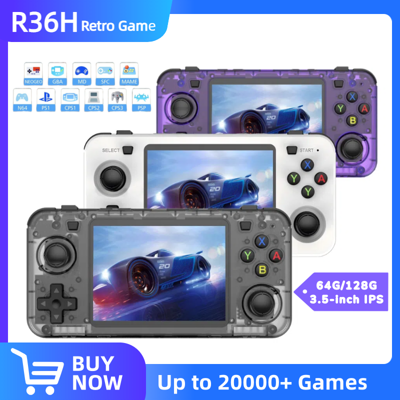 R36H レトロハンドヘルドゲーム機 Linuxシステム搭載 - Retro Gaming Device Handheld のレビューと価格