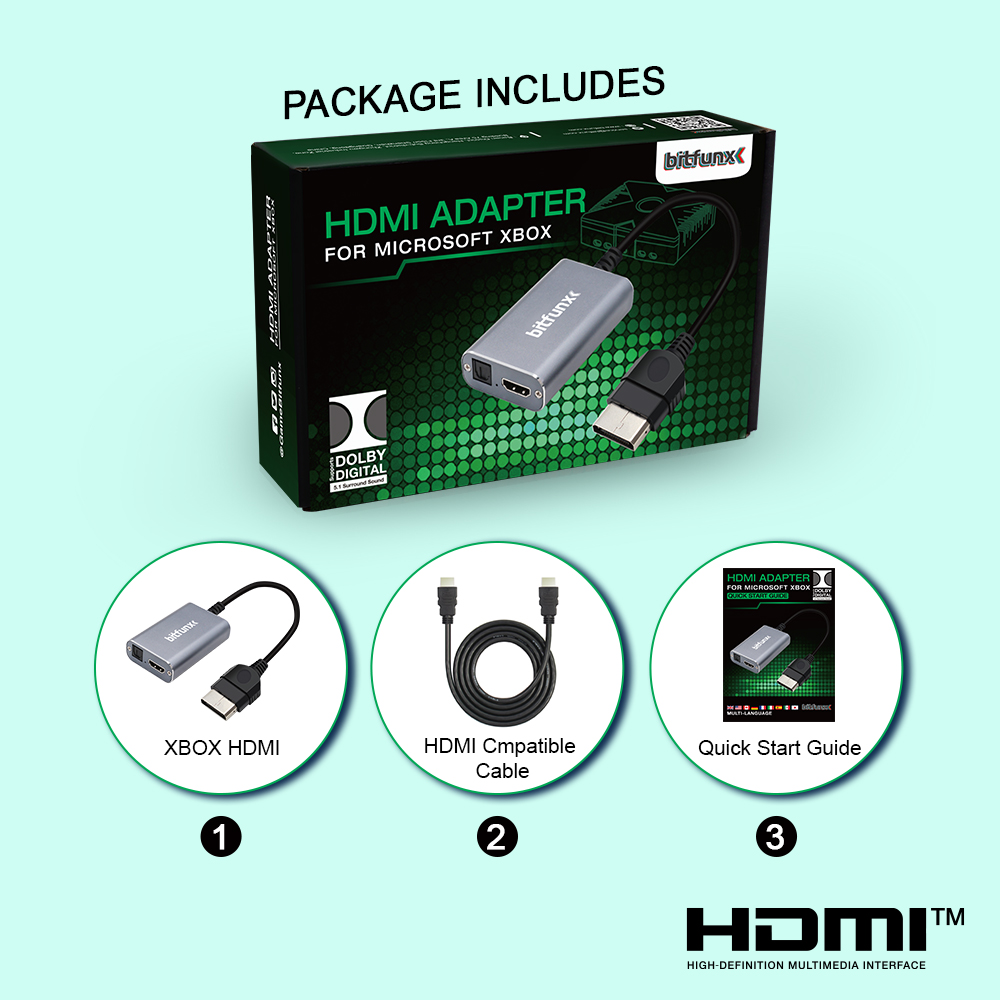 ビットファンクス HDMI ™   XBOX クラシック レ - Retro Gaming Xbox のレビューと価格