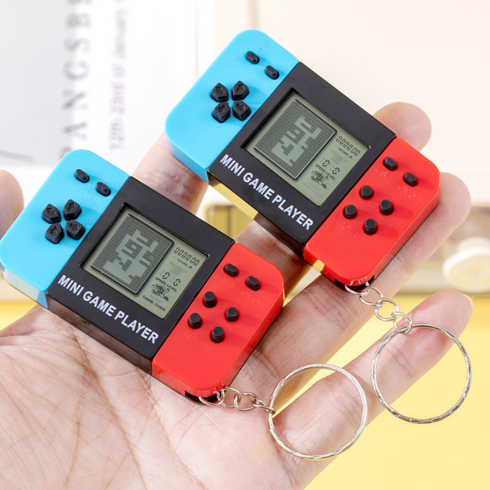 クラシックテトリスハンドヘルドゲームコンソールキーホルダーレ - Retro Gaming Device Handheld のレビューと価格