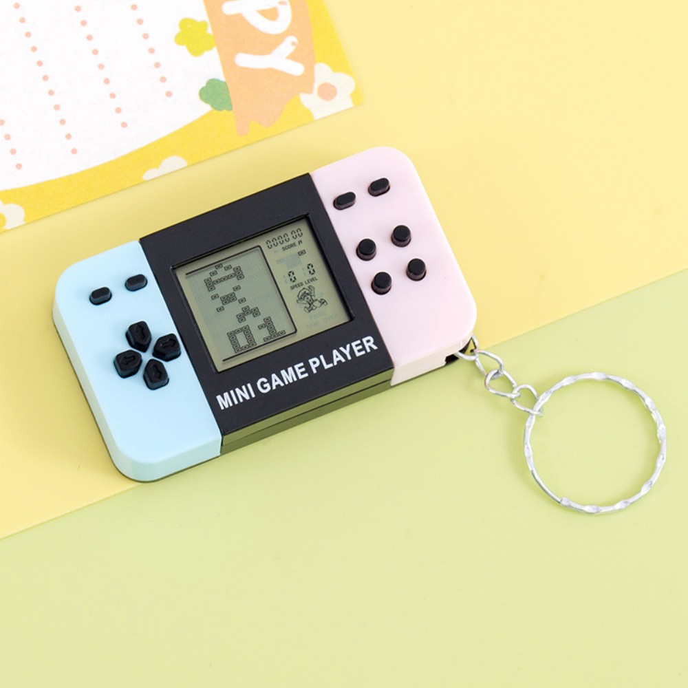 クラシックテトリスハンドヘルドゲームコンソールキーホルダーレ - Retro Gaming Device Handheld のレビューと価格