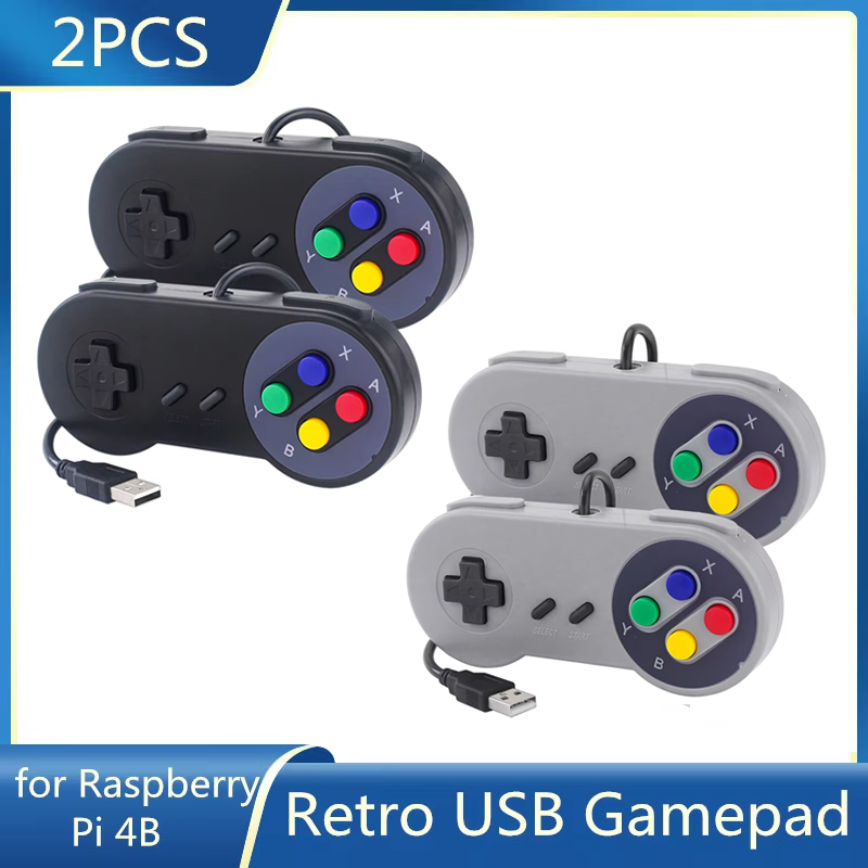 2 個の USB ゲームパッドレトロゲームジョイスティック有 - Raspberry Pi Retropie のレビューと価格