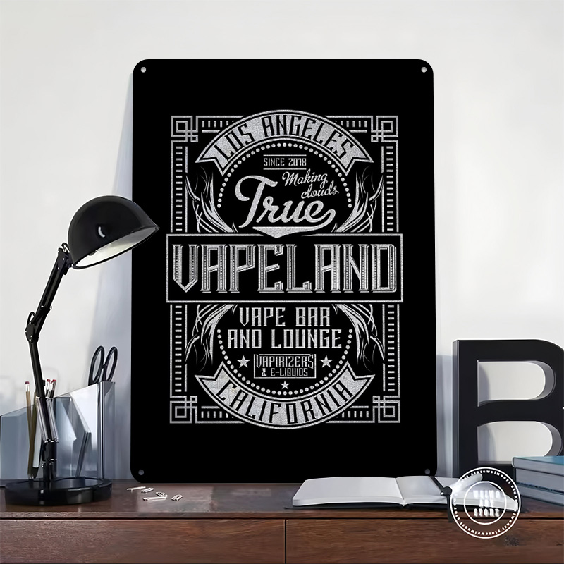 Vape Land ブリキポスター カスタマイズ可能なウォー - Retro Gaming Island のレビューと価格