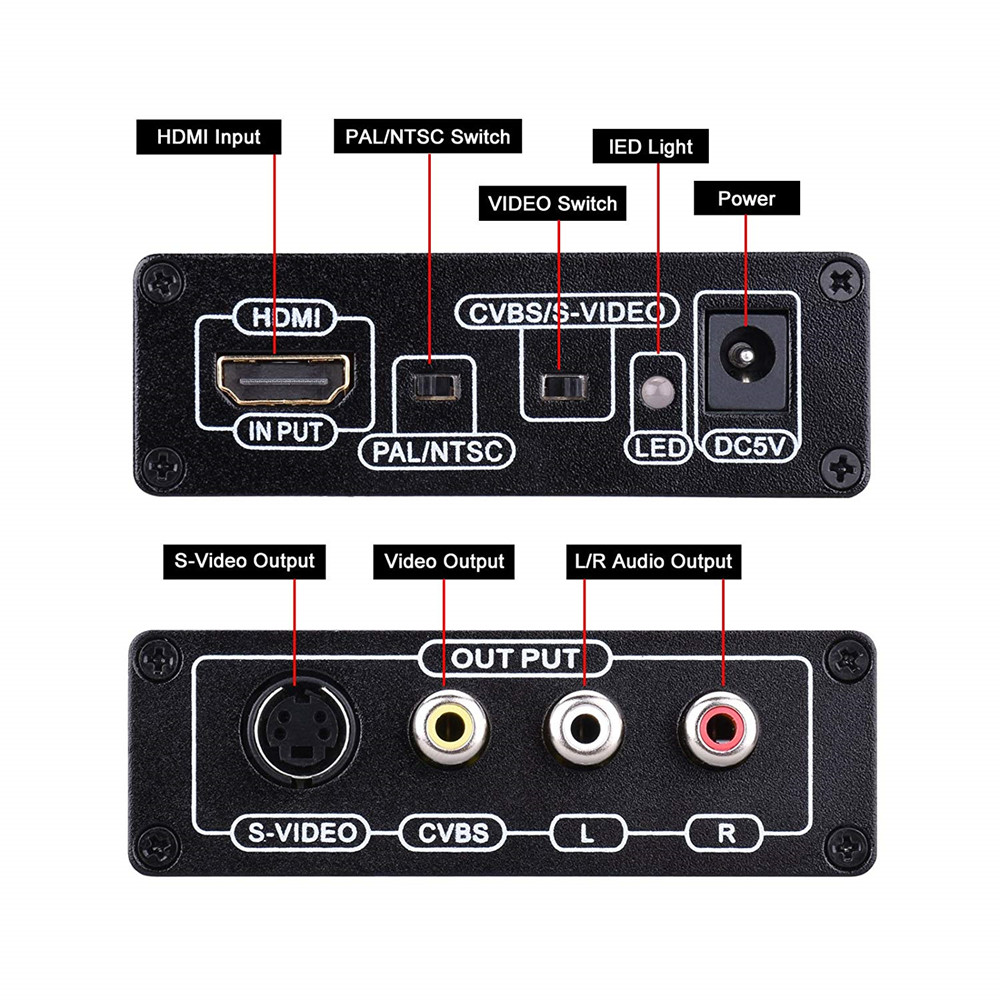 Hdmiコンポジット3RCA av sビデオr/lオーディオ - Composite Rca Cable のレビューと価格