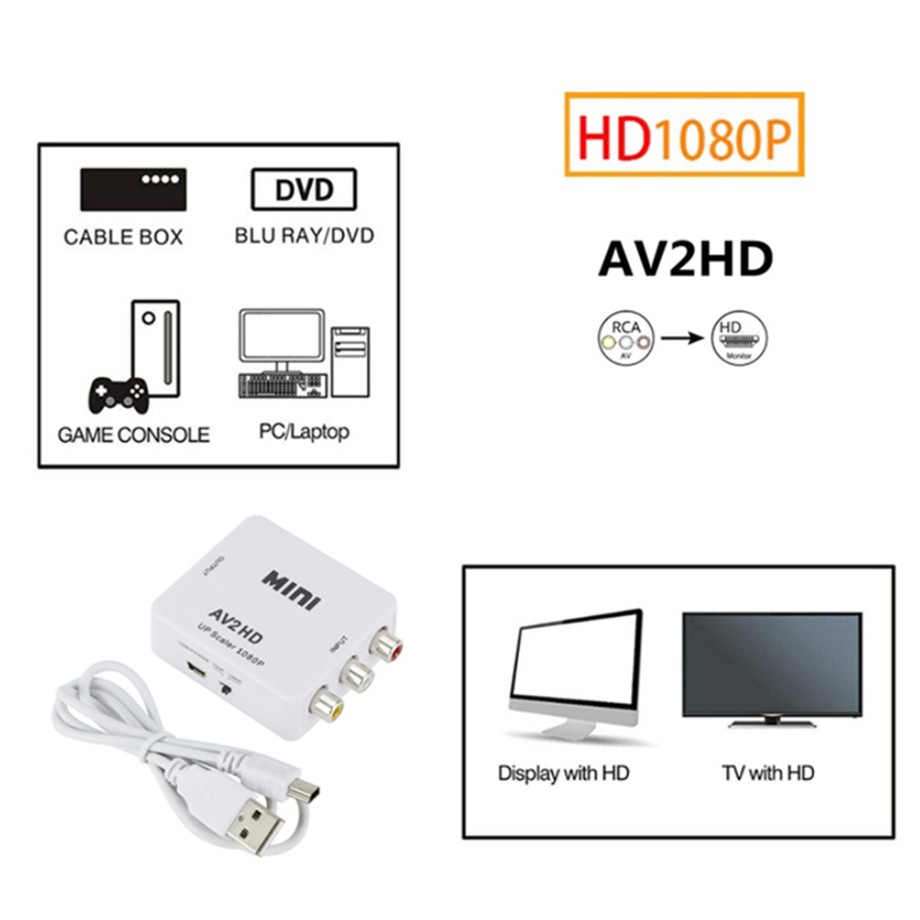 HDMI対応AV RCAアダプター HDTV-AVアダプター - Composite Rca Cable のレビューと価格